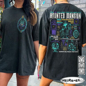 Haunted Mansion Shirt Disneyland Haunted Mansion Shirt-2 Sided